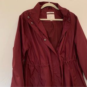 Maroon Rain Coat